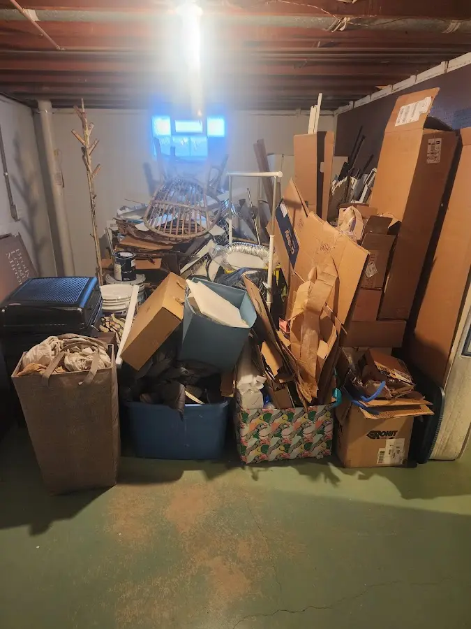 Roll-off dumpster container at job site for Yard Waste Dumpster Rental in San Carlos